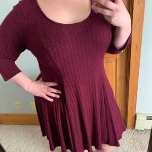 Torrid ribbed knit sweater dress